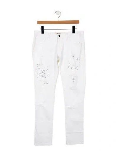 Pre-owned Blugirl Mid-rise Straight Leg Jeans In Multi