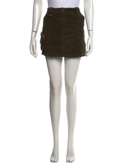 Pre-owned Blugirl Mini Skirt In Green