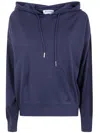 Blugirl Mix Viscose Knit Sweatshirt In Blue