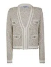 BLUGIRL MIXED JACQUARD SWEATER