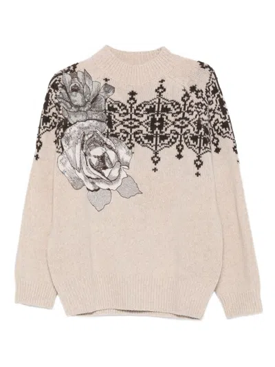 BLUGIRL Blugirl Norve Sweater With Embroidery