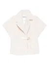 Blugirl Notched-lapels Jacket In White