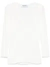 Blugirl Open-knit T-shirt In 白色