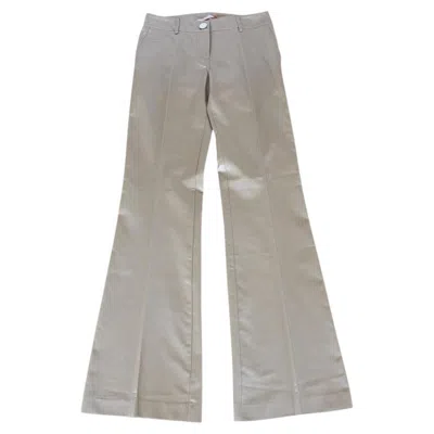 Pre-owned Blugirl Pants Size 40 In Gray