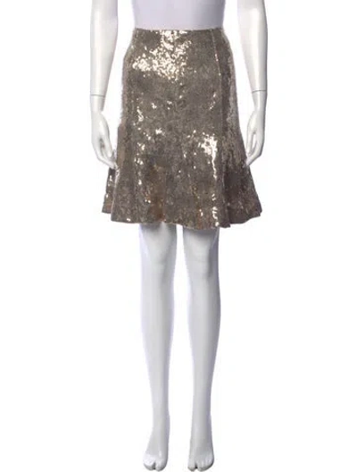 Pre-owned Blugirl Patterned Mini Skirt In Multicolor
