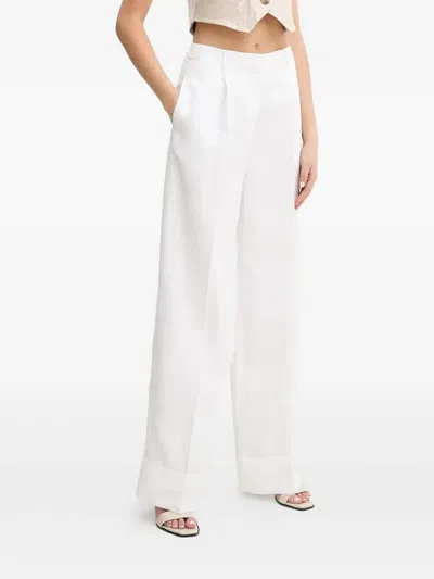 Blugirl Pleated Trousers In Neutral