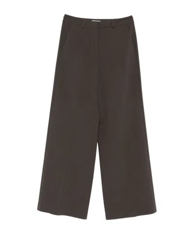 Blugirl Pleated Zip-up Track Pants In Black