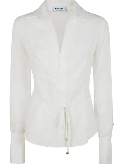 Blugirl Popeline Stretch Voile Slim Shirt By
