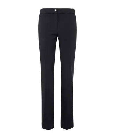 BLUGIRL PRESSED-CREASE TROUSERS