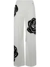 Blugirl Printed Popeline Stretch Trousers By