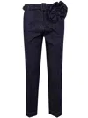 Blugirl Denim Jeans Straight Leg W/brooch In Blue