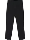 Blugirl Regular Crepe Stretch Trousers In Black