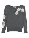 Blugirl Relaxed-fit Anthracite Sweater In Gray