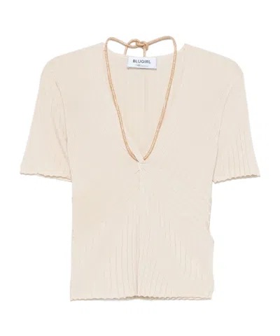 Blugirl Ribbed-knit Top
