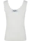 Blugirl Scallop-edge Top In White