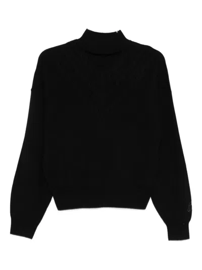 BLUGIRL Black long-sleeved shirt BLUGIRL