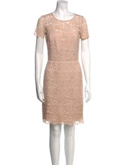 Pre-owned Blugirl Scoop Neck Mini Dress In Pink