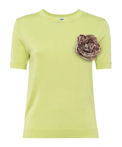 Blugirl Short-sleeved Knitwear In Green