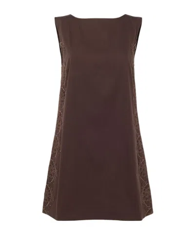 Blugirl Sleeveless Dress In Black