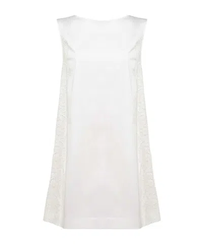 Blugirl Sleeveless Dress In White