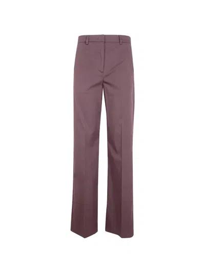 Blugirl Slit Pocket Trousers In Purple