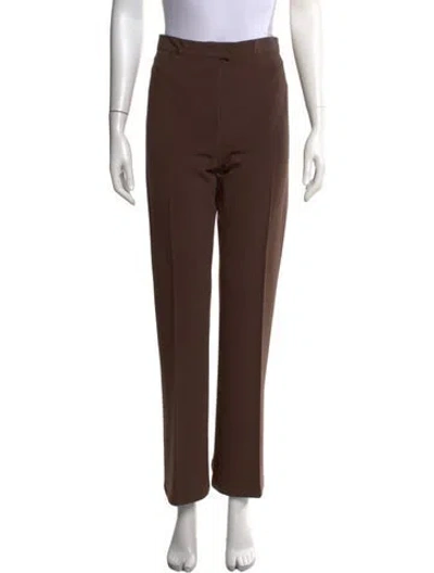 Pre-owned Blugirl Straight Leg Pants In Brown