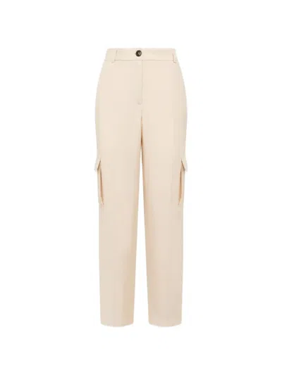 Blugirl Straight-leg Cargo Pants In Neutral