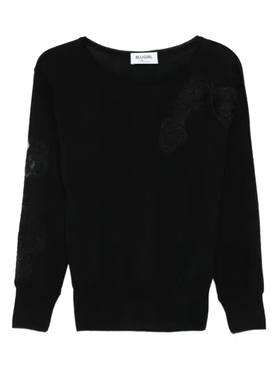 BLUGIRL BLUGIRL SWEATERS BLACK