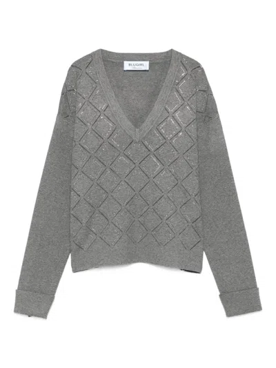 BLUGIRL BLUGIRL SWEATERS GREY