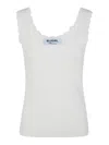 Blugirl Scallop-edge Top In White
