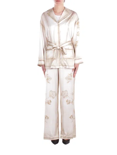 Blugirl Trousers Beige In Beige Beige