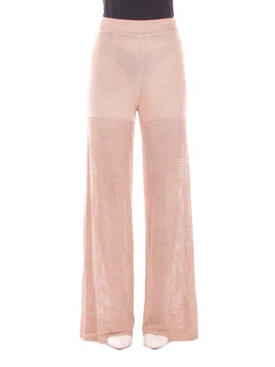 Blugirl Trousers Beige In Neutral