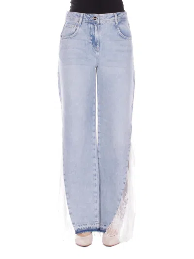 Blugirl Trousers In Blue