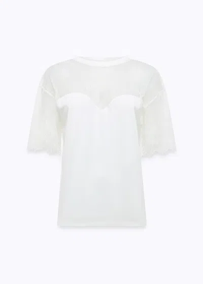 Blugirl T-shirts Ra6132-j5003 In Bianco Ottico (11111)