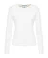 Blugirl Two-piece Long-sleeved Cardigan And Vest In White