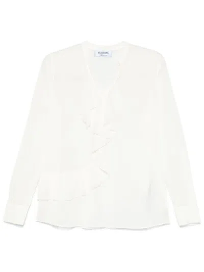 Blugirl V-neck Long Sleeve Shirt