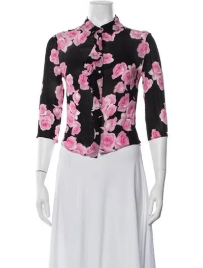 Pre-owned Blugirl Vintage Late 1990's - Early 2000's Blouse In Multicolor