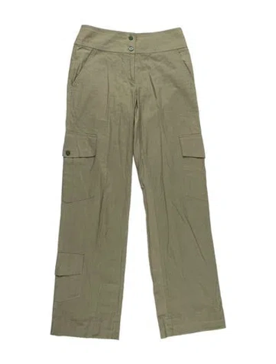 Pre-owned Blugirl Vintage Straight Leg Pants In Green