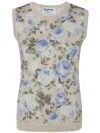 Blugirl Viscose Lux Top In Desert Rose Gold