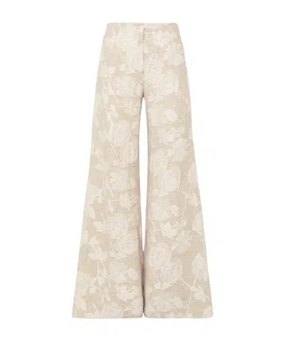 Blugirl Wide-leg Casual Pants In Nude