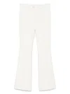 Blugirl Wide Leg Trousers With Button And Zip Fastening