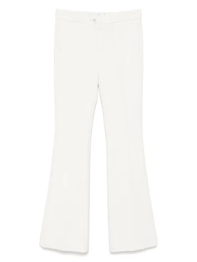 Blugirl Wide Leg Trousers With Button And Zip Fastening