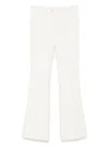 Blugirl Wide Leg Trousers With Button And Zip Fastening