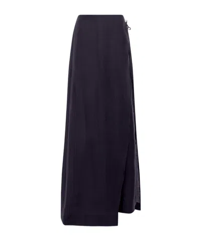 Blugirl Wide-leg Skirt In Blue