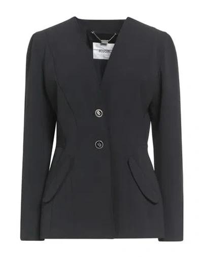 Blugirl Woman Blazer Black Size 10 Polyester, Elastane