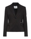 Blugirl Woman Blazer Black Size 6 Cotton, Polyester, Elastane