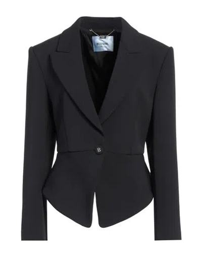 Blugirl Woman Blazer Black Size 8 Polyester, Elastane