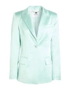 Blugirl Woman Blazer Light Green Size 4 Polyester, Elastane In Multi