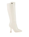 Blugirl Woman Boot Off White Size 8 Leather