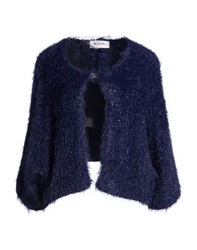Blugirl Woman Cardigan Midnight Blue Size Xs Polyamide, Acrylic, Polyester, Viscose, Wool